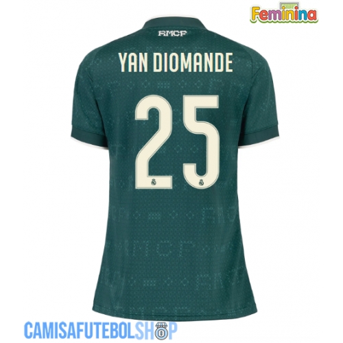 Camisa de time de futebol Real Madrid Yan Diomande #25 Replicas 2º Equipamento Feminina 2026-27 Manga Curta
